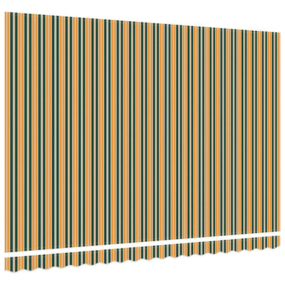 Telo di ricambio per tenda da sole Verde e giallo 4,5 × 3,5 m | homemem39