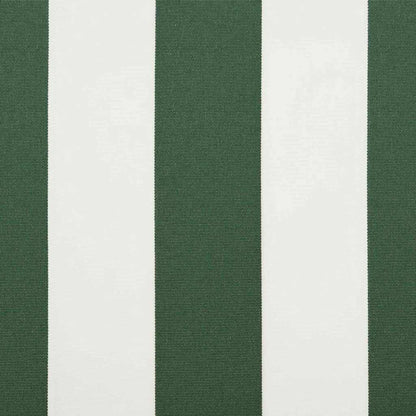 Telo di ricambio per tenda da sole Verde e Bianco 330 x 195 cm