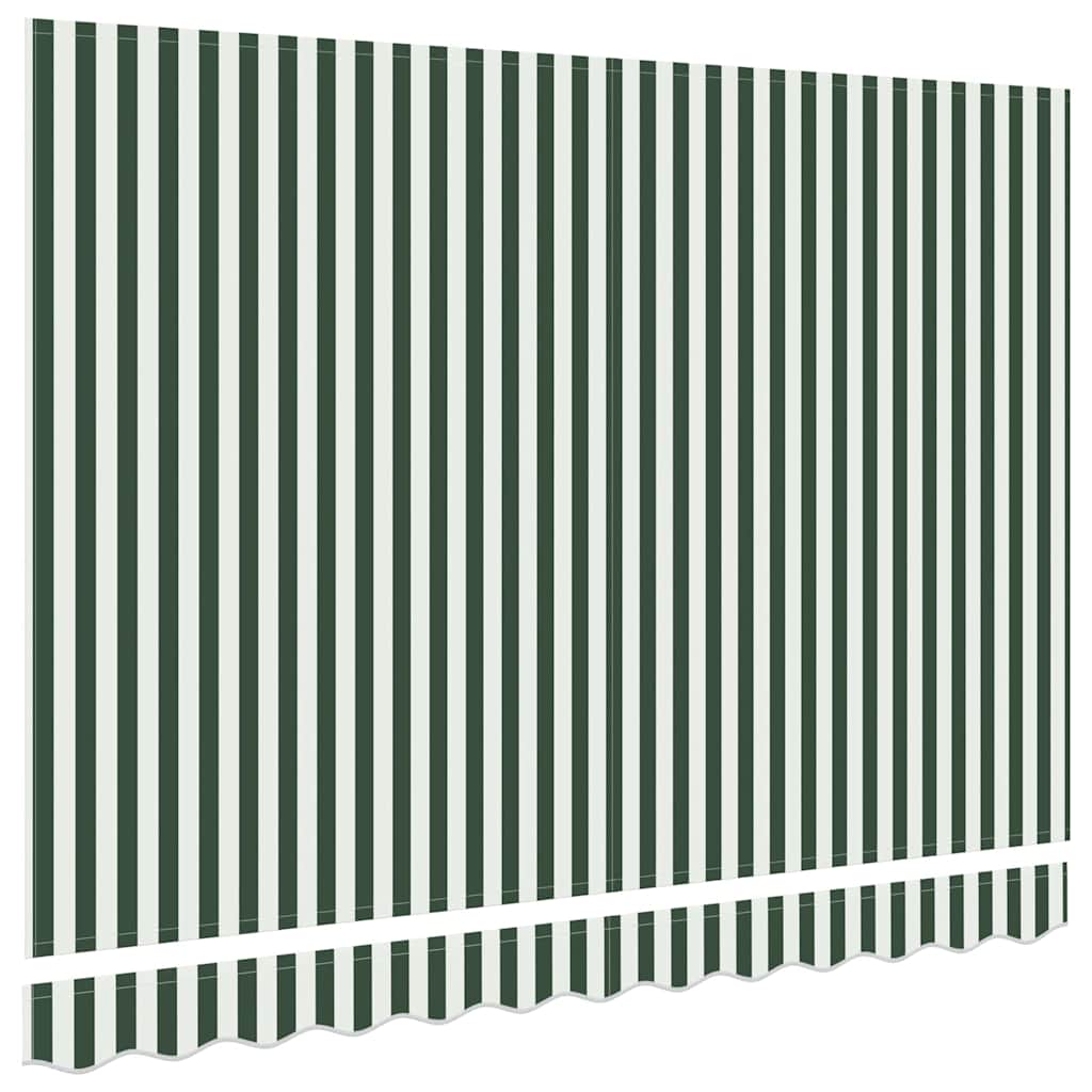 Telo di ricambio per tenda da sole Verde e Bianco 3,5 x 2,5 m | homemem39