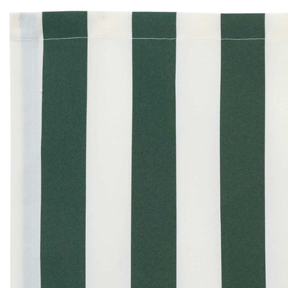 Telo di ricambio per tenda da sole Verde e Bianco 4 × 3,5 m | homemem39