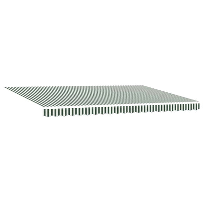 Telo di ricambio per tenda da sole Verde e Bianco 5 x 3 m | homemem39