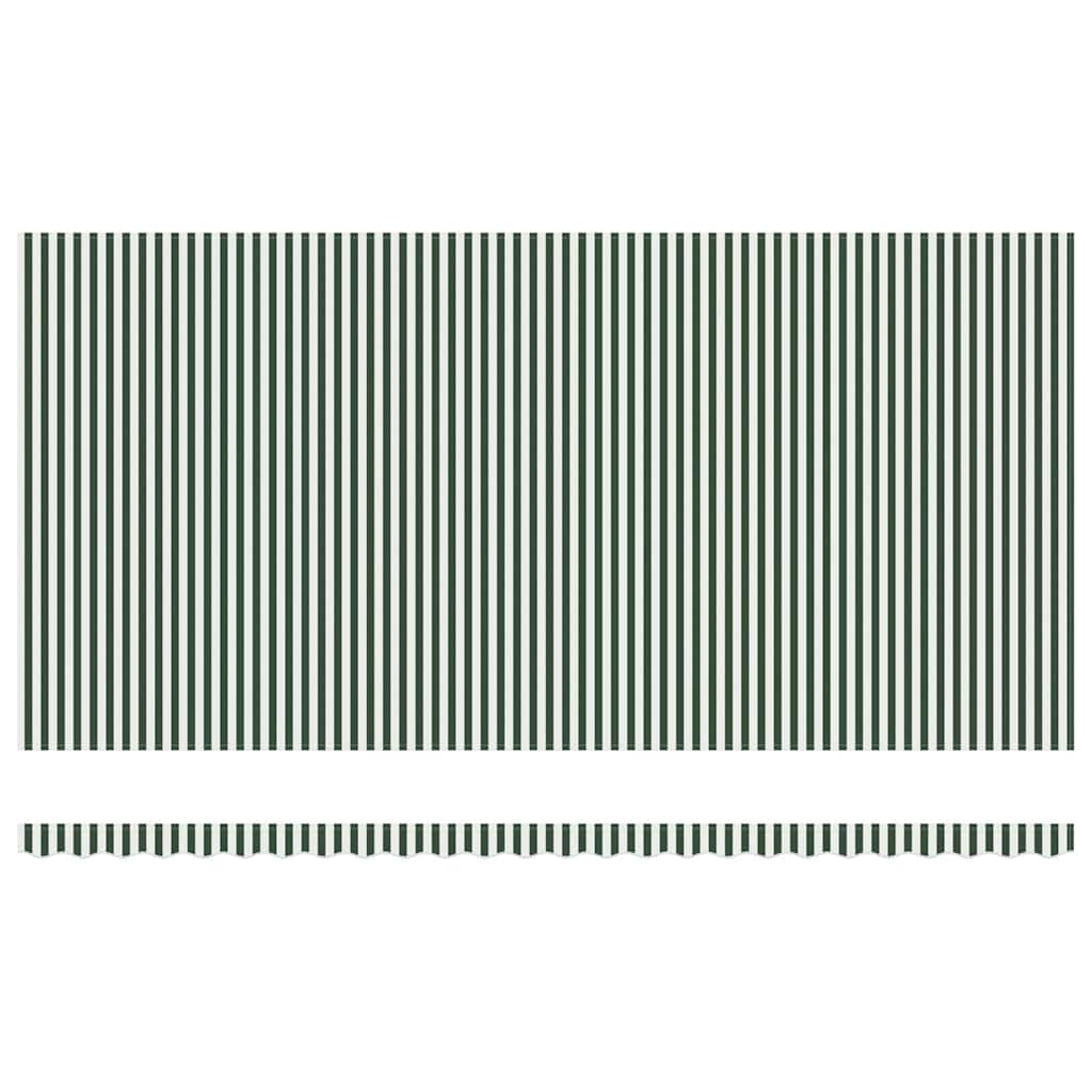 Telo di ricambio per tenda da sole Verde e Bianco 6 x 3 m | homemem39