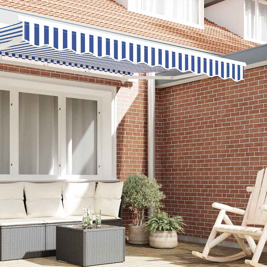 Sostituzione della mantovana per tenda Blu e Bianco 2,5 m | homemem39