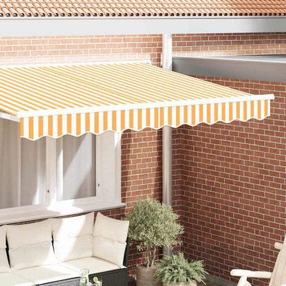 Sostituzione della mantovana per tenda Giallo e Bianco 2,5 m | homemem39
