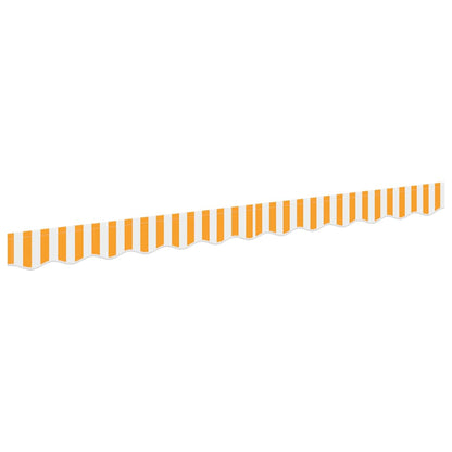 Sostituzione della mantovana per tenda Giallo e Bianco 2,5 m