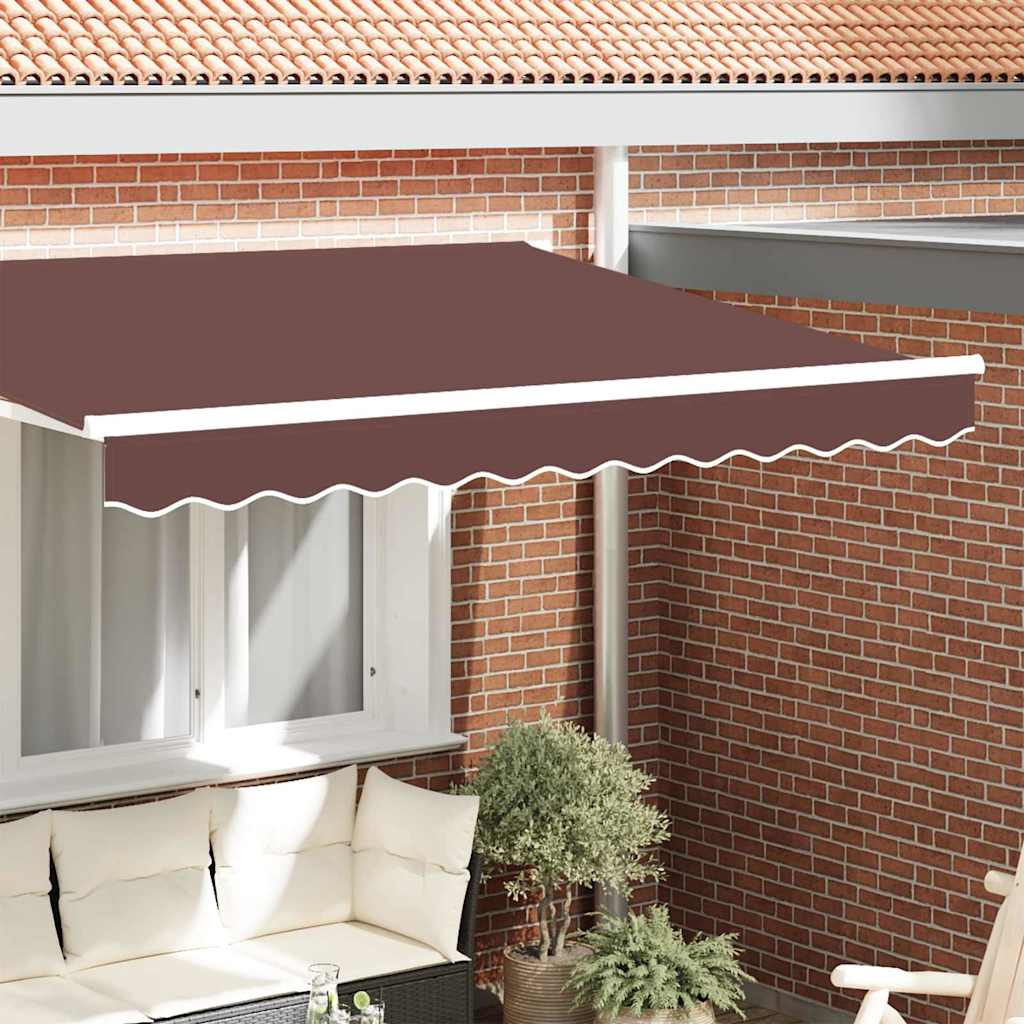 Sostituzione della mantovana per tenda Striscia Marrone 2,5 m | homemem39
