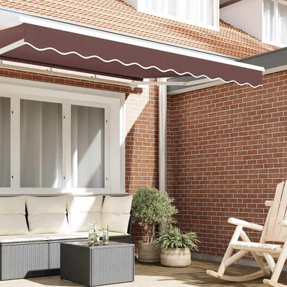 Sostituzione della mantovana per tenda Striscia Marrone 2,5 m | homemem39