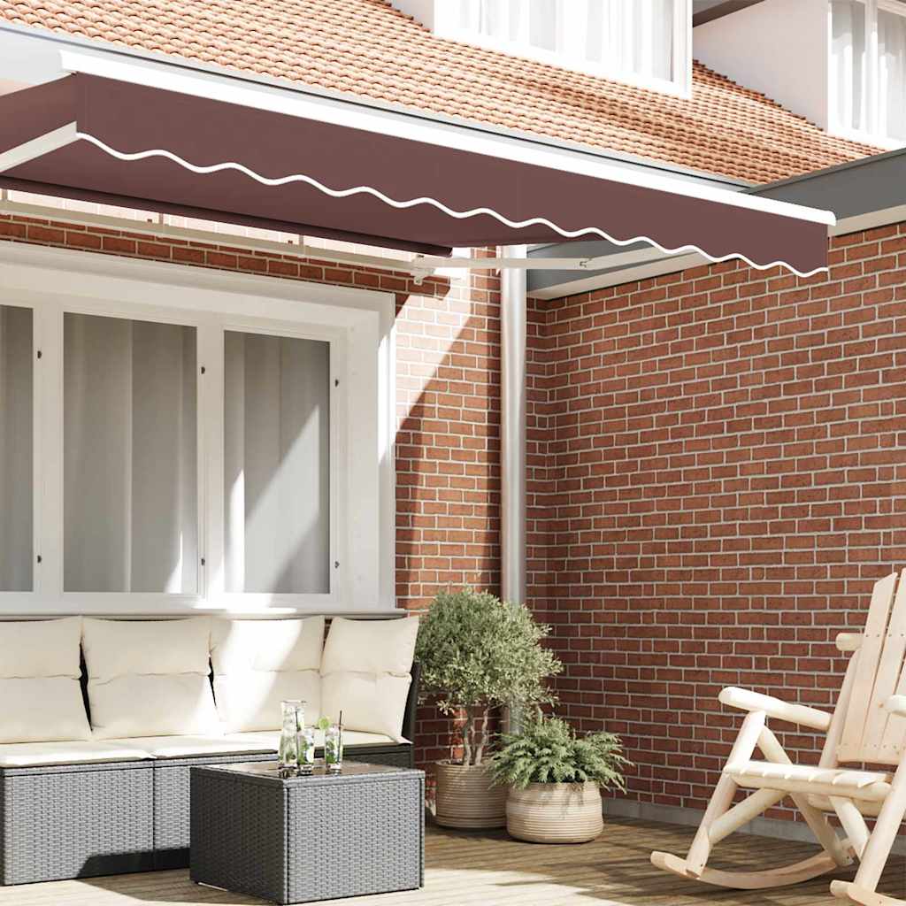 Sostituzione della mantovana per tenda Striscia Marrone 2,5 m