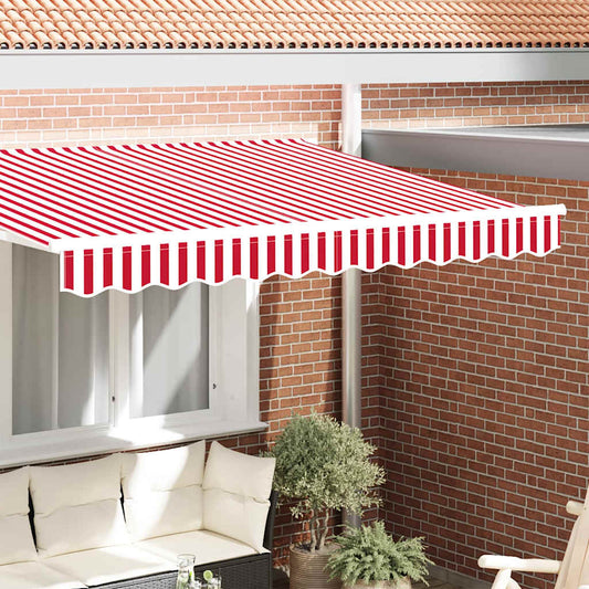 Sostituzione della mantovana per tenda Rosso e Bianco 2,5 m | homemem39
