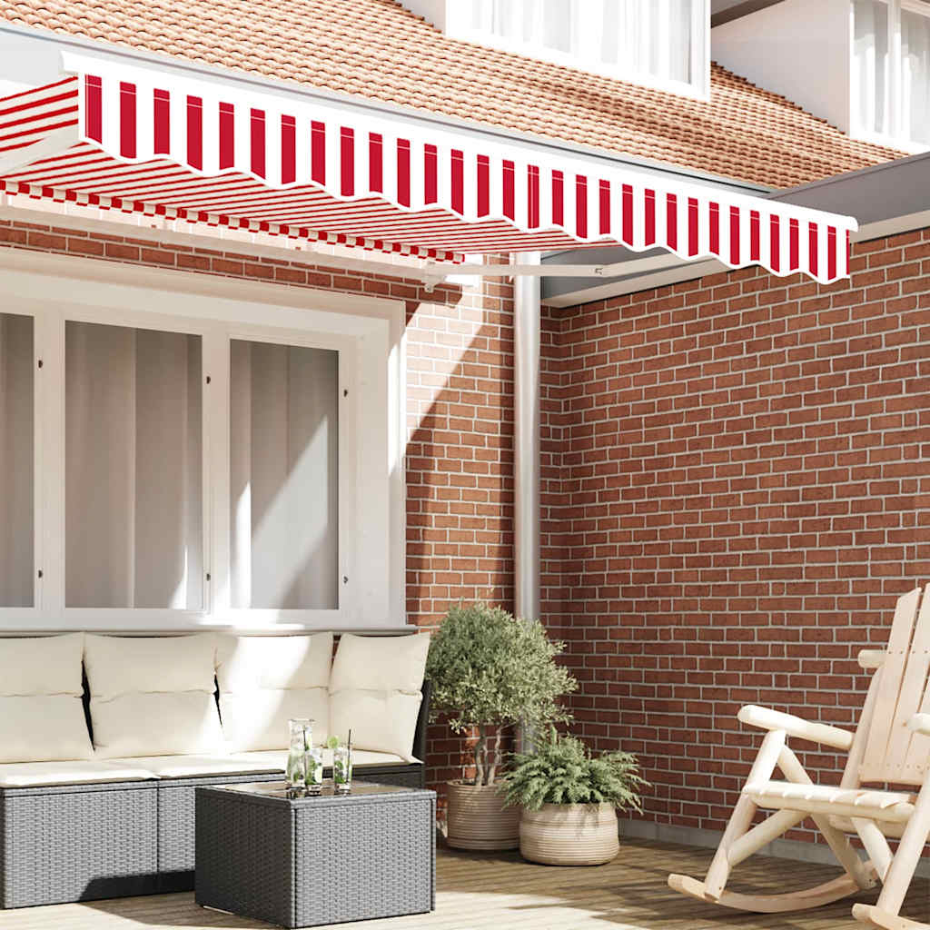 Sostituzione della mantovana per tenda Rosso e Bianco 2,5 m | homemem39