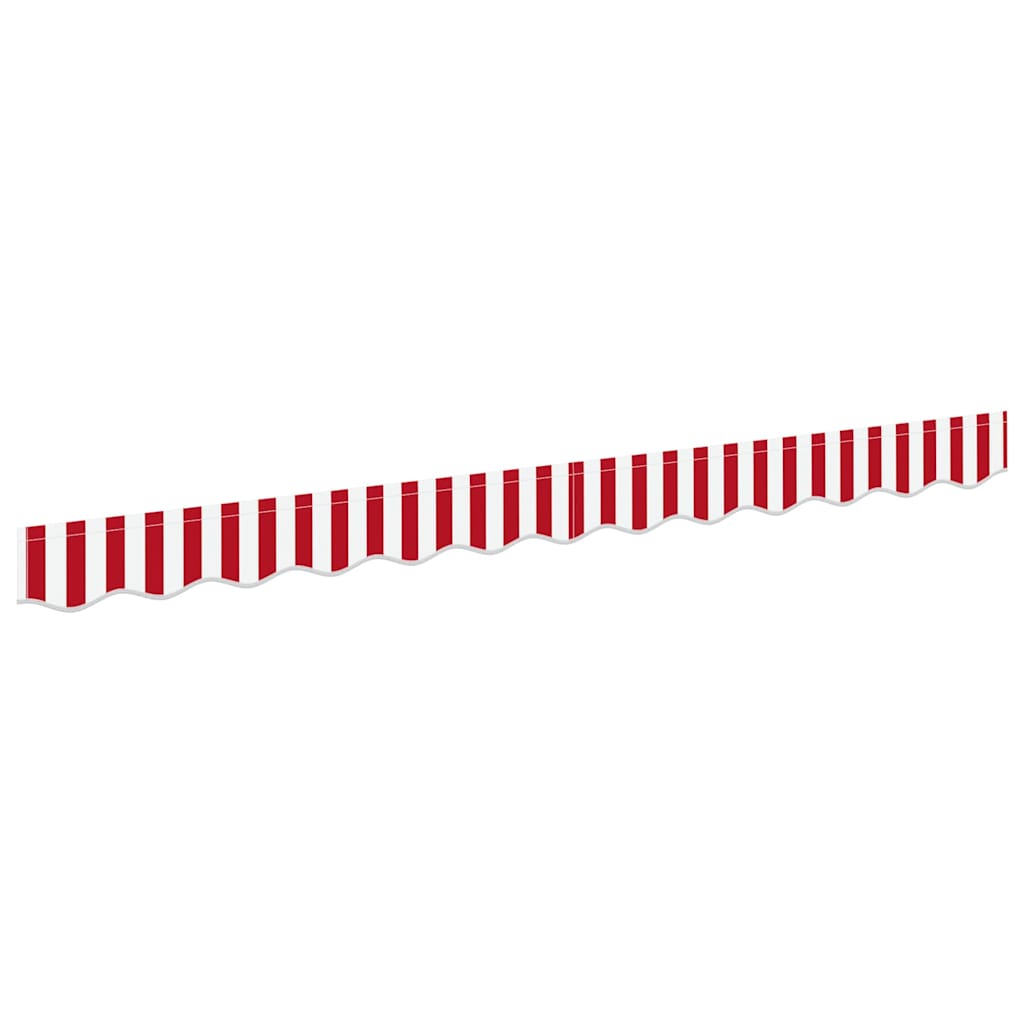 Sostituzione della mantovana per tenda Rosso e Bianco 2,5 m | homemem39