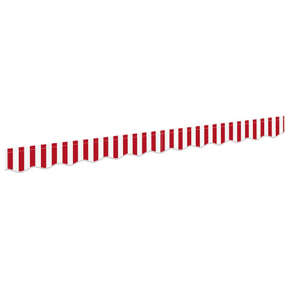 Sostituzione della mantovana per tenda Rosso e Bianco 2,5 m | homemem39