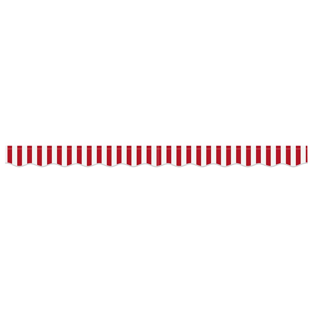 Sostituzione della mantovana per tenda Rosso e Bianco 2,5 m | homemem39