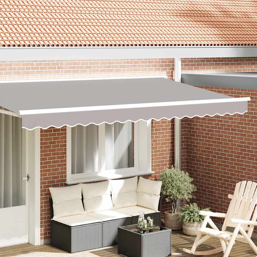 Sostituzione della mantovana per tenda Grigio Chiaro 4 m | homemem39