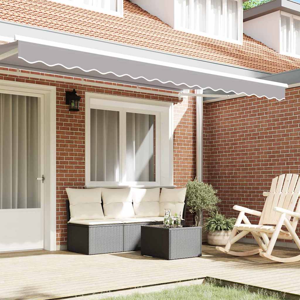 Sostituzione della mantovana per tenda Grigio Chiaro 4 m | homemem39