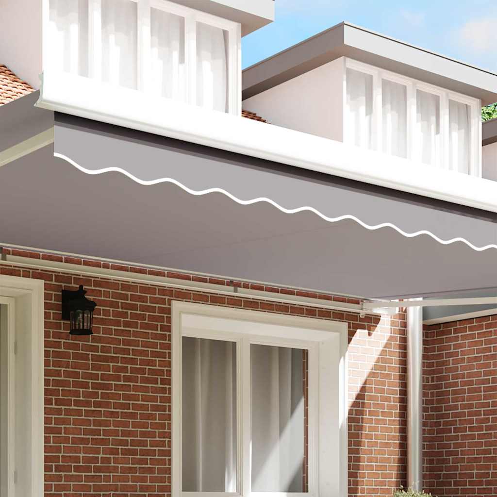 Sostituzione della mantovana per tenda Grigio Chiaro Poliestere | homemem39