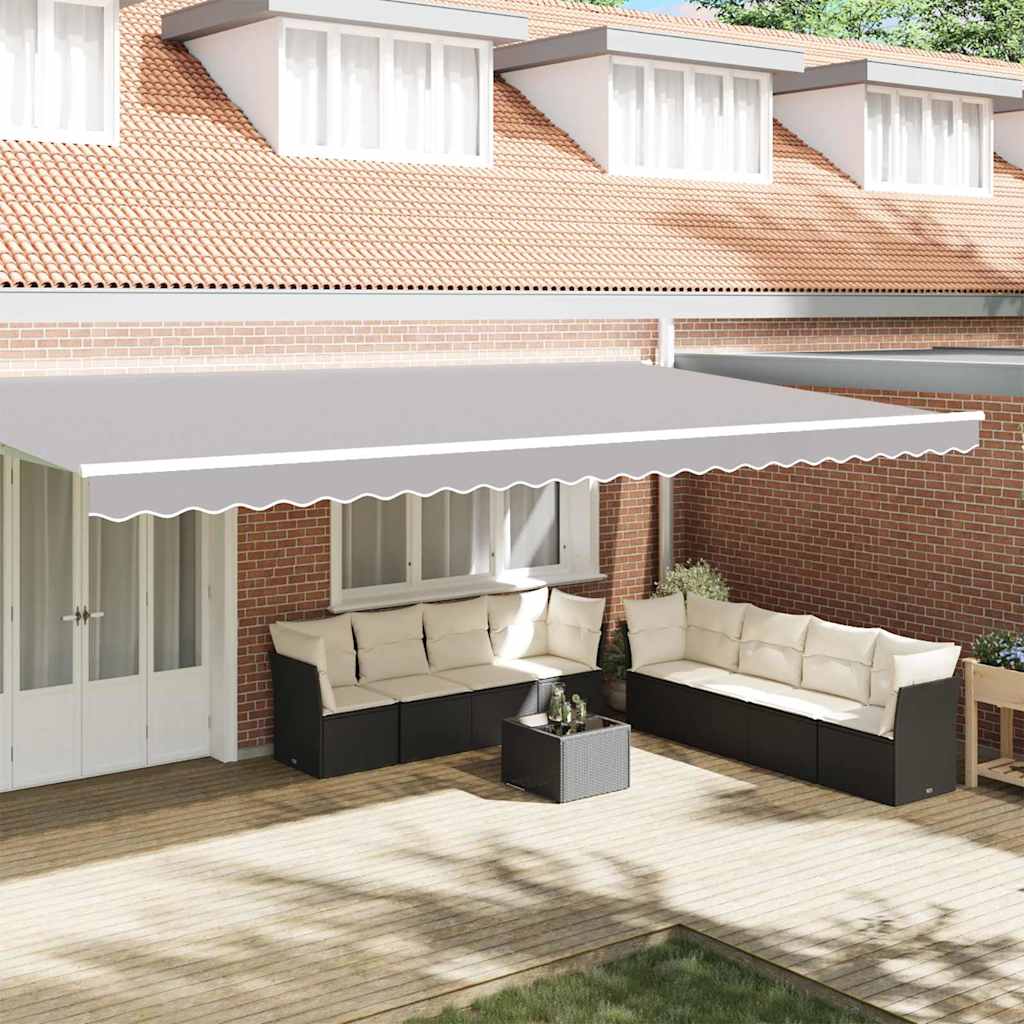 Sostituzione della mantovana per tenda Grigio Chiaro 6 m | homemem39