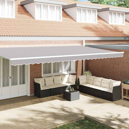 Sostituzione della mantovana per tenda Grigio Chiaro 6 m | homemem39