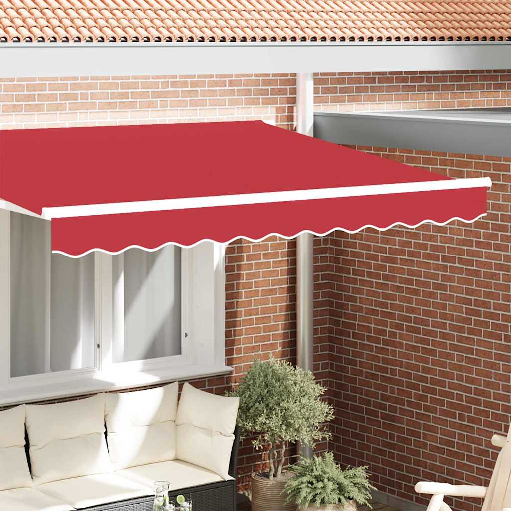 Tenda a Braccio Rosso 2.3 x 0.2 m Tela - homemem39
