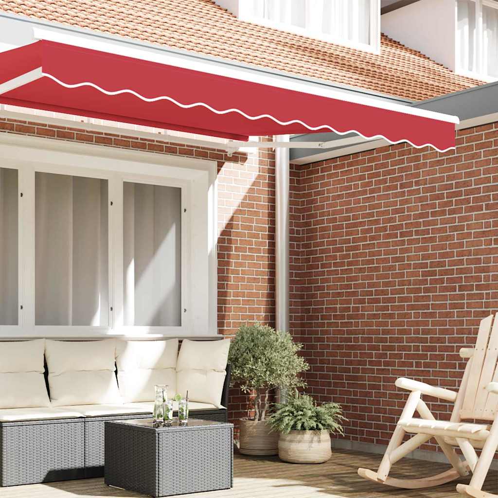 Tenda a Braccio Rosso 2.3 x 0.2 m Tela - homemem39