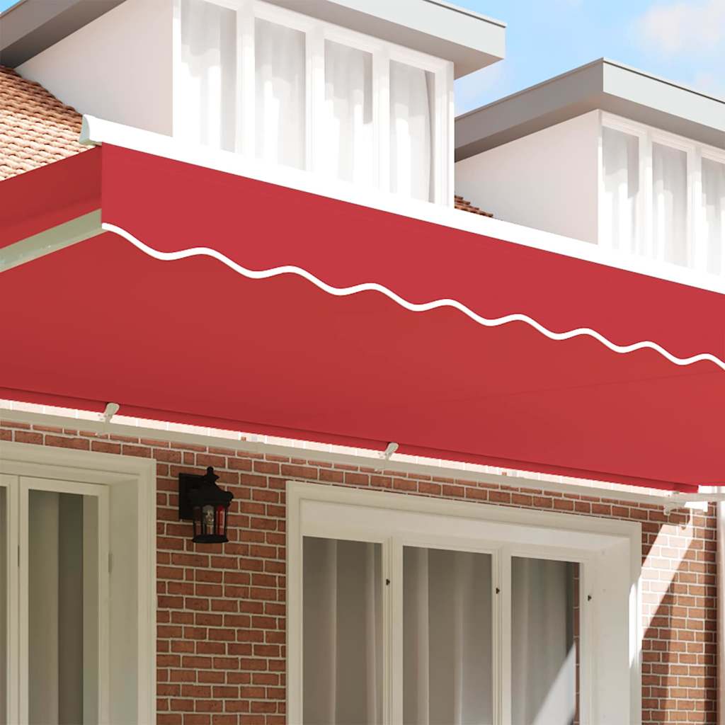 Tenda a Braccio Rosso 580 x 20 cm Tela