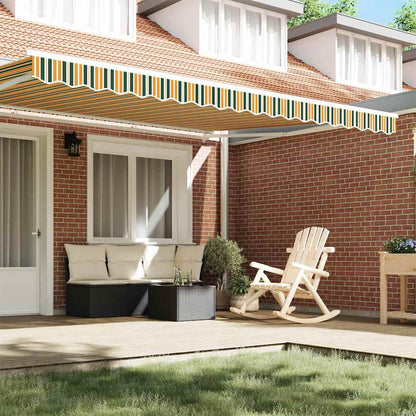 Sostituzione della mantovana per tenda Verde e giallo 4,5 m | homemem39