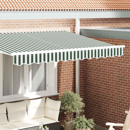 Sostituzione della mantovana per tenda Verde e Bianco 3 m