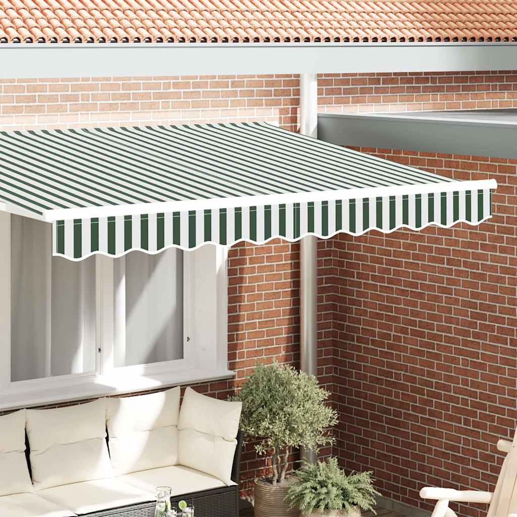 Sostituzione della mantovana per tenda Verde e Bianco 3,5 m