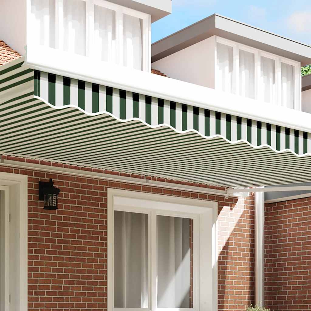 Sostituzione della mantovana per tenda Verde e Bianco