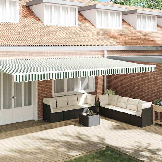 Sostituzione della mantovana per tenda Verde e Bianco 6 m | homemem39