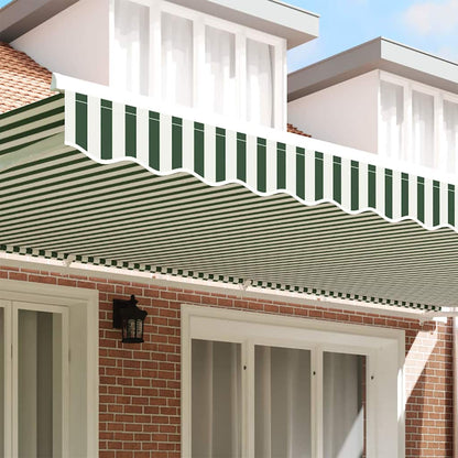 Sostituzione della mantovana per tenda Verde e Bianco 6 m | homemem39