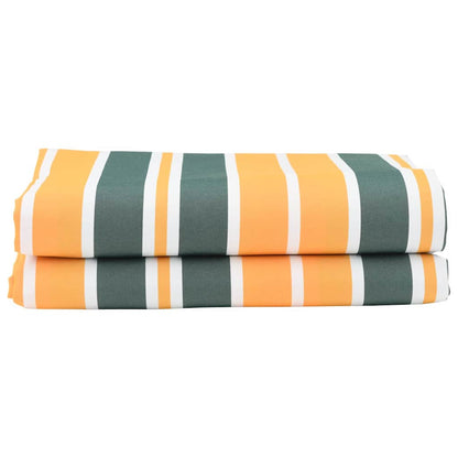 Telo di ricambio per tenda da sole Verde e giallo 10 x 1.6 m - homemem39