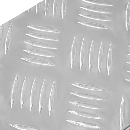 Gradini per Scale 15 pz 60 x 18 x 2,5 cm Argento Alluminio