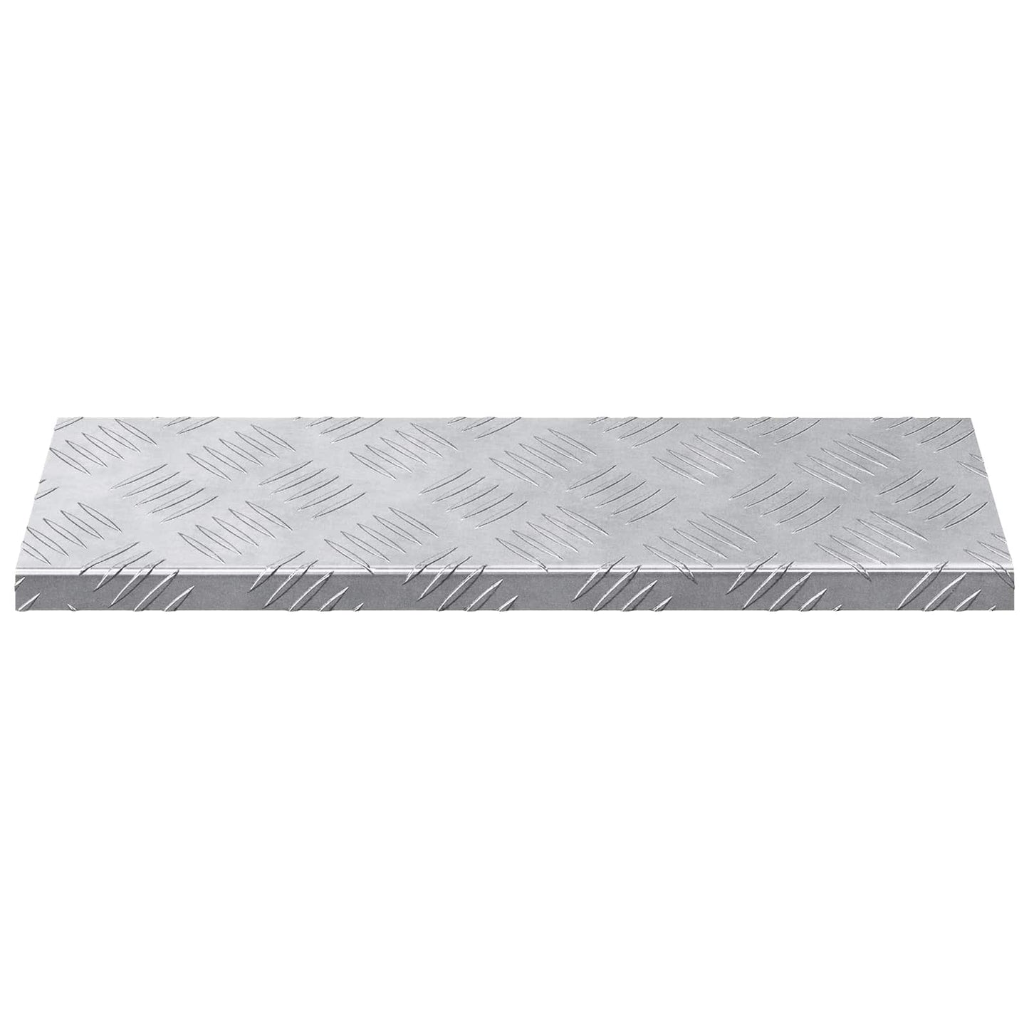 Gradini per Scale 15 pz 60 x 18 x 2,5 cm Argento Alluminio