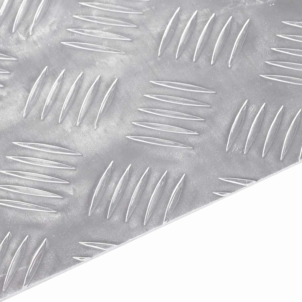 Gradini per Scale 2 pcs Argento 50 x 20 cm Alluminio