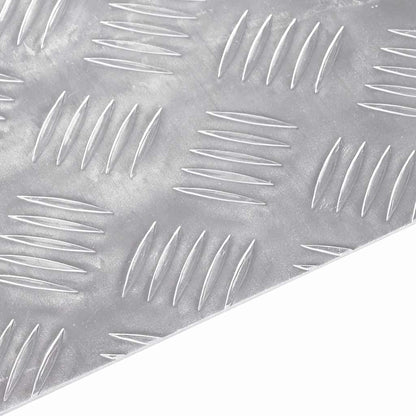 Gradini per Scale 2 pcs Argento 50 x 20 cm Alluminio