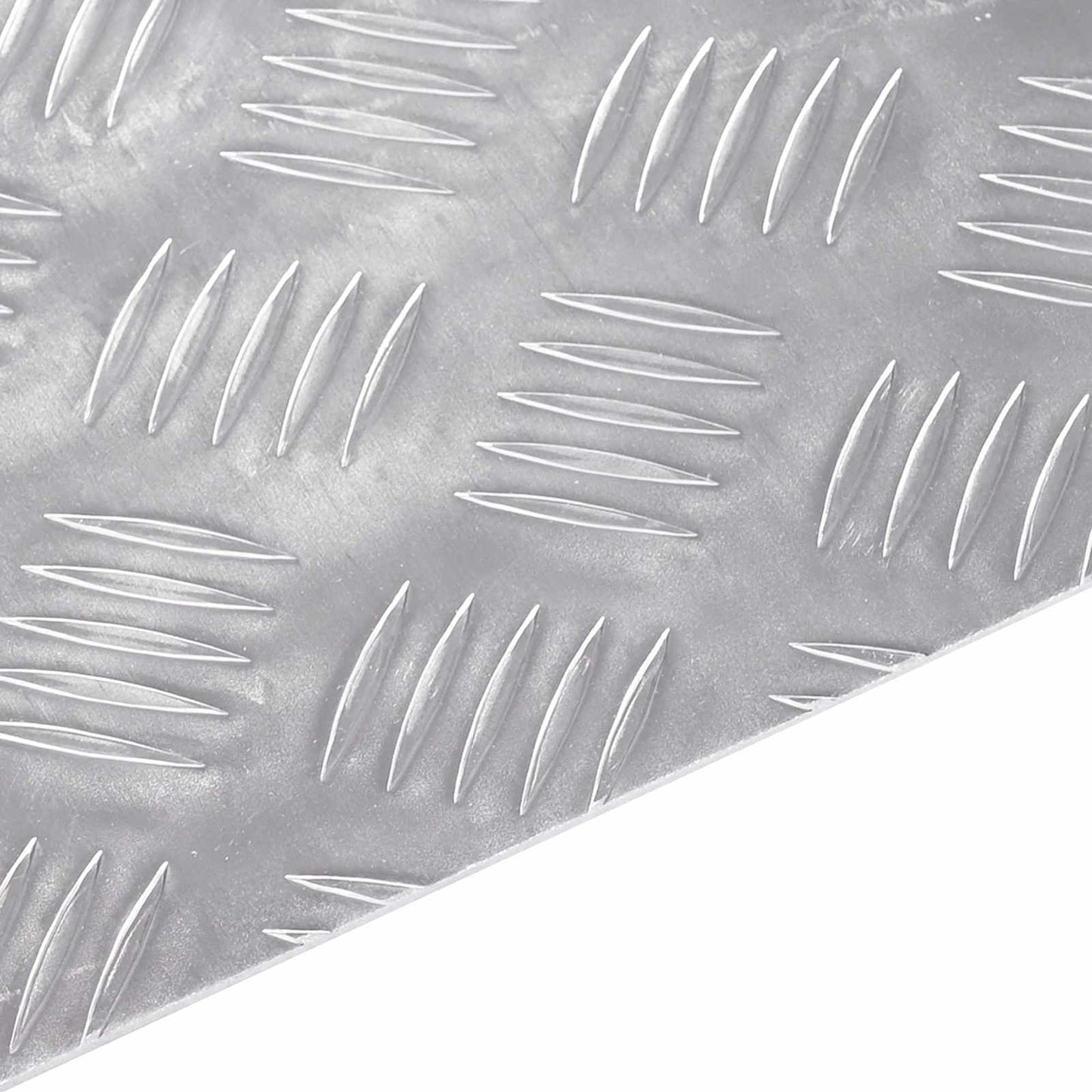 Gradini per Scale 2 pcs Argento 50 x 25 cm Alluminio