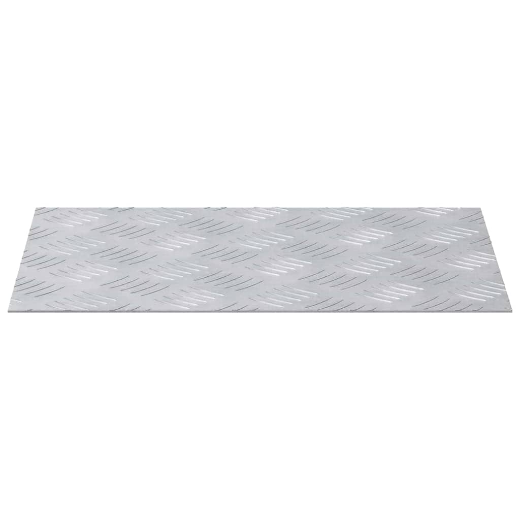 Gradini per Scale 4 pz 40 x 30 cm Argento Alluminio | homemem39