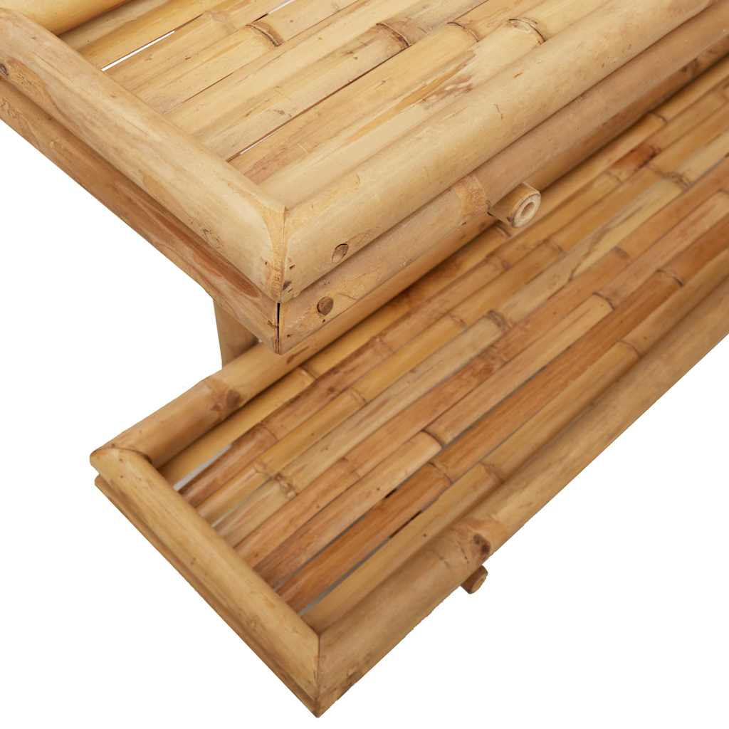 Scaffale da parete Marrone 39 x 26 x 60 cm Bambù | homemem39