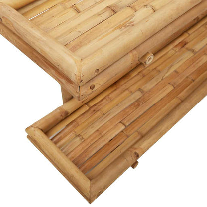 Scaffale da parete Marrone 39 x 26 x 60 cm Bambù | homemem39