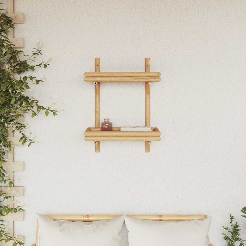 Scaffale da parete Marrone 39 x 26 x 60 cm Bambù | homemem39