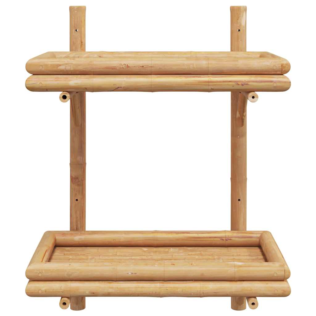 Scaffale da parete Marrone 39 x 26 x 60 cm Bambù | homemem39
