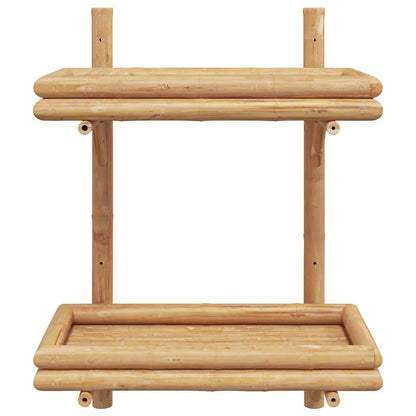 Scaffale da parete Marrone 39 x 26 x 60 cm Bambù | homemem39