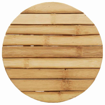 Pouf Bambù Naturale 30 x 30 x 36 cm Bambù