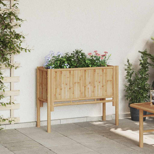 Letto rialzato da giardino Marrone 90 x 35 x 70 cm Bambù - homemem39