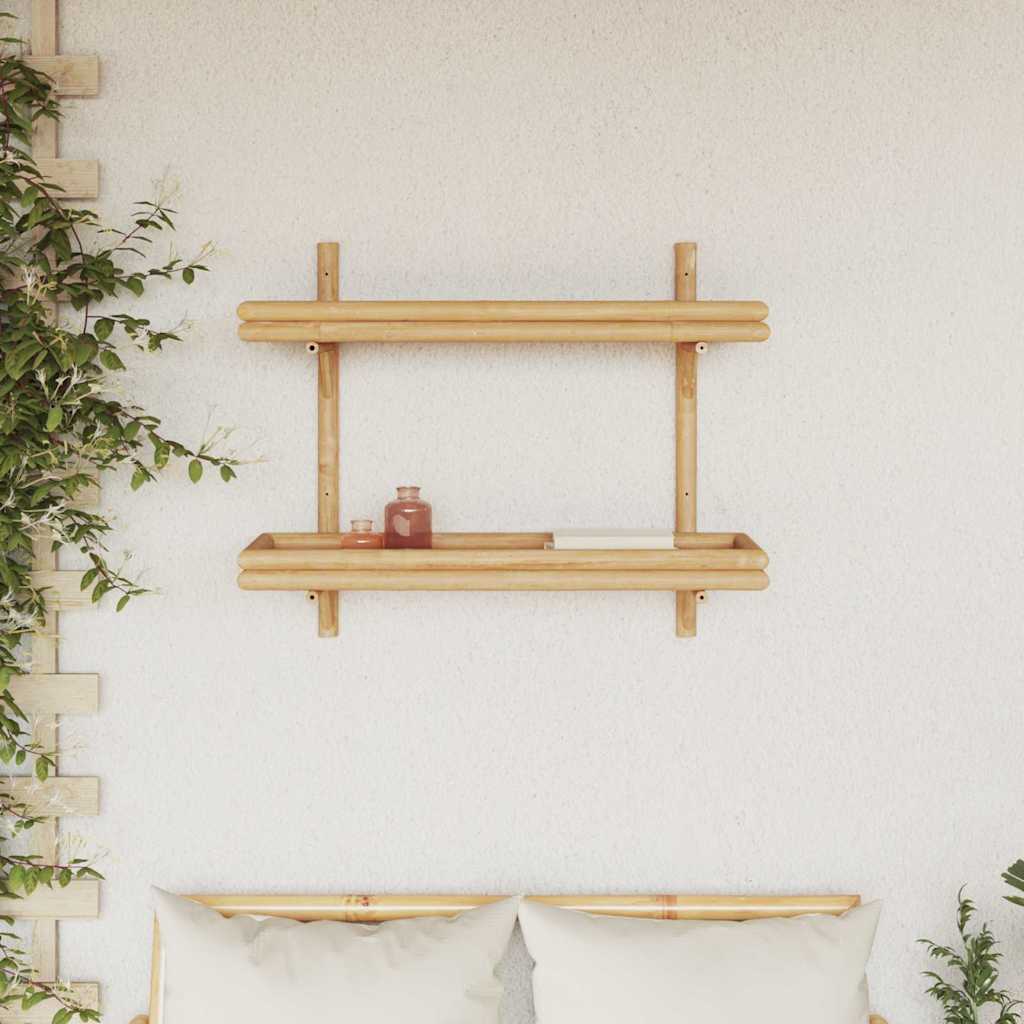 Scaffale da parete Marrone 75 x 26 x 60 cm Bambù | homemem39