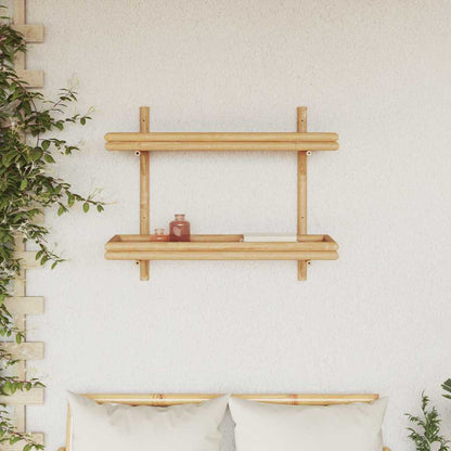 Scaffale da parete Marrone 75 x 26 x 60 cm Bambù | homemem39