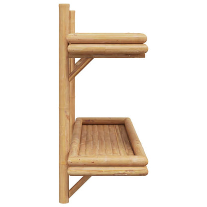 Scaffale da parete Marrone 75 x 26 x 60 cm Bambù | homemem39