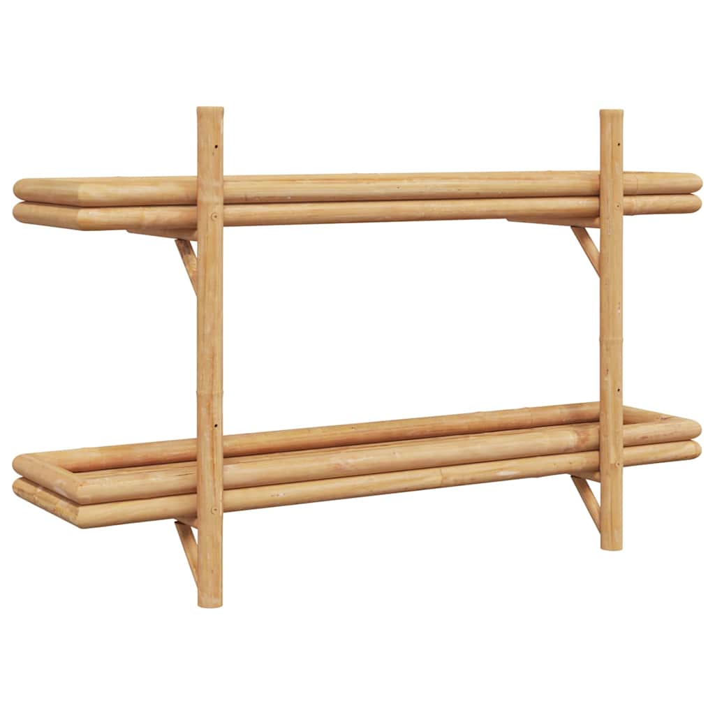 Scaffale da parete Marrone 100 x 26 x 60 cm Bambù | homemem39