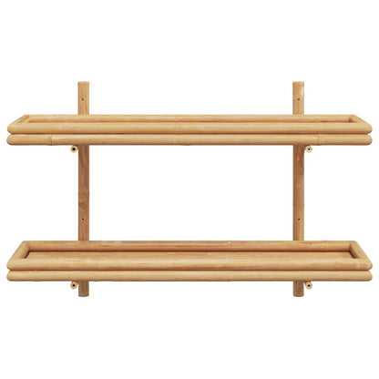 Scaffale da parete Marrone 100 x 26 x 60 cm Bambù | homemem39